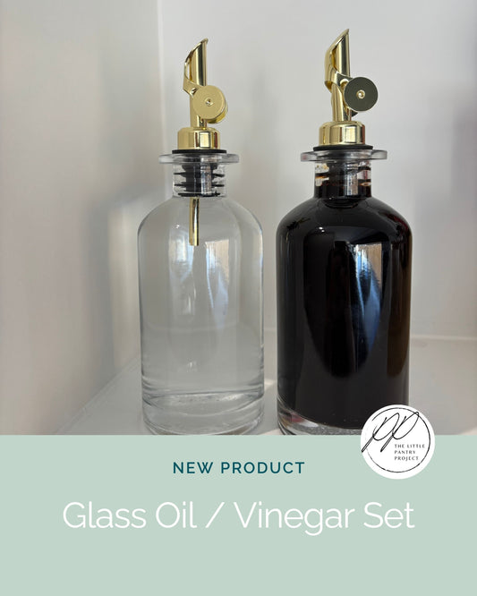 Glass Oil / Vinegar Set