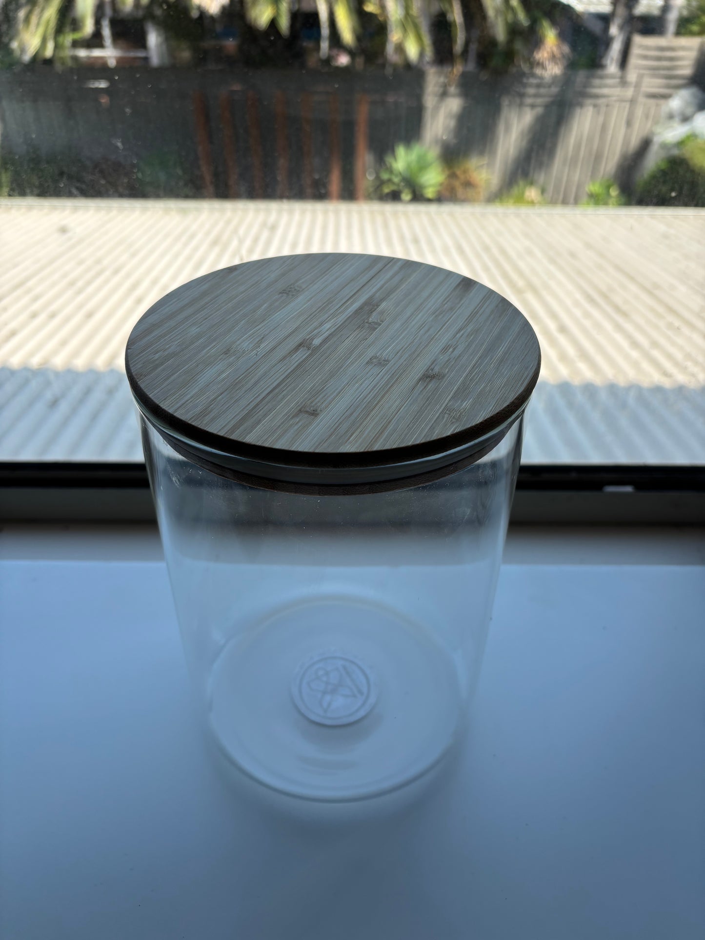 Bamboo Glass Canisters