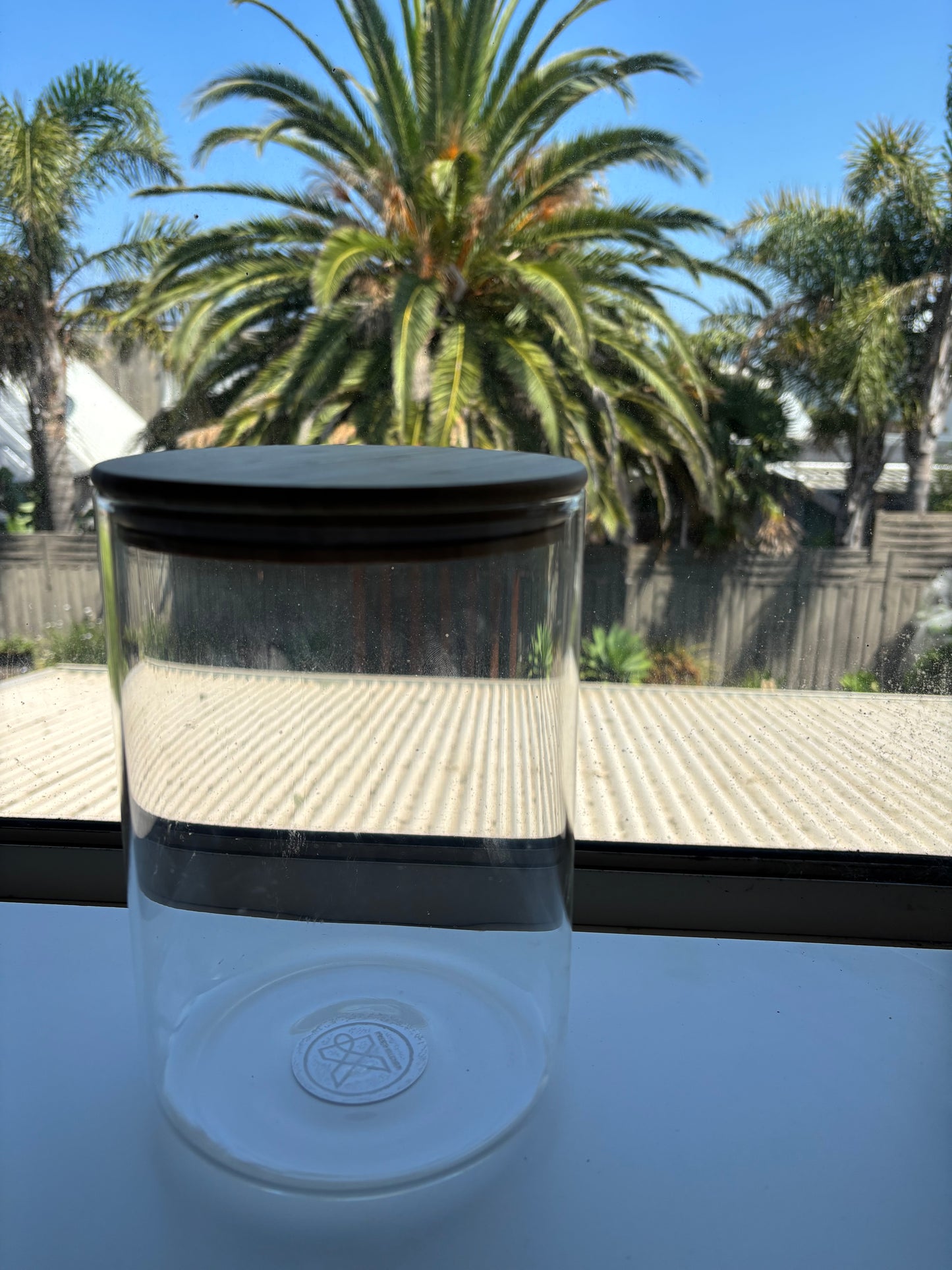 Bamboo Glass Canisters
